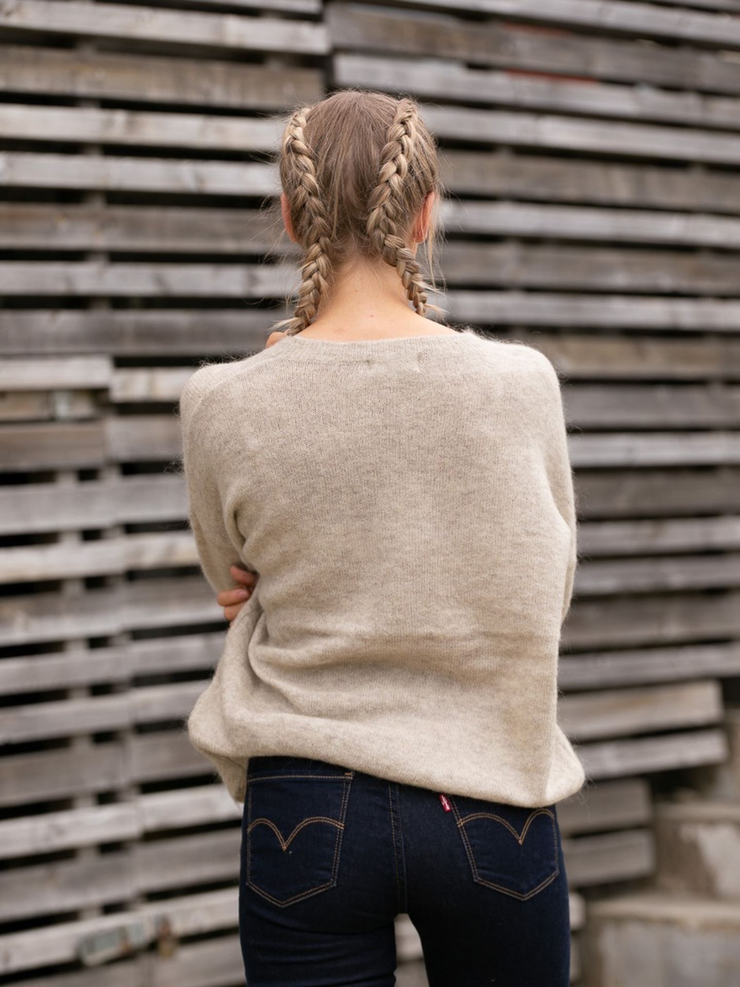 Femme Mohair O-Neck Pullover