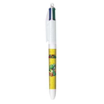 BIC 4 Couleurs Super Mario - Stylo à bille 4 couleurs - 1 mm - différents modèles disponibles