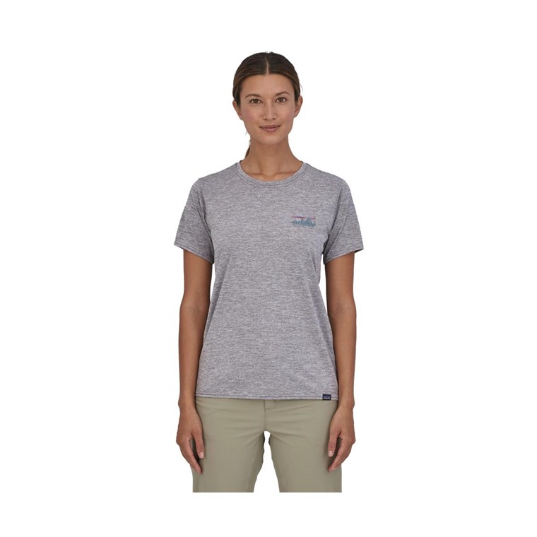 Patagonia Cap Cool Daily Graphic T-Shirt Women Skyline/Feather Grey