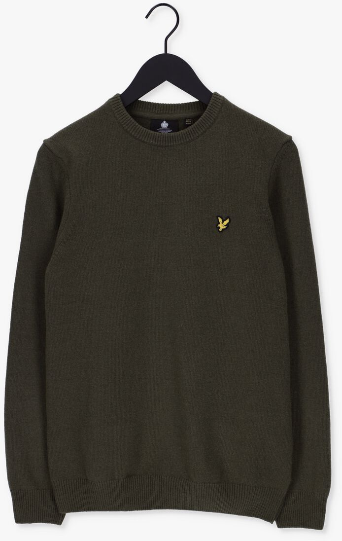 LYLE & SCOTT olijf lyle & scott trui crew neck lambswool blend jumper
