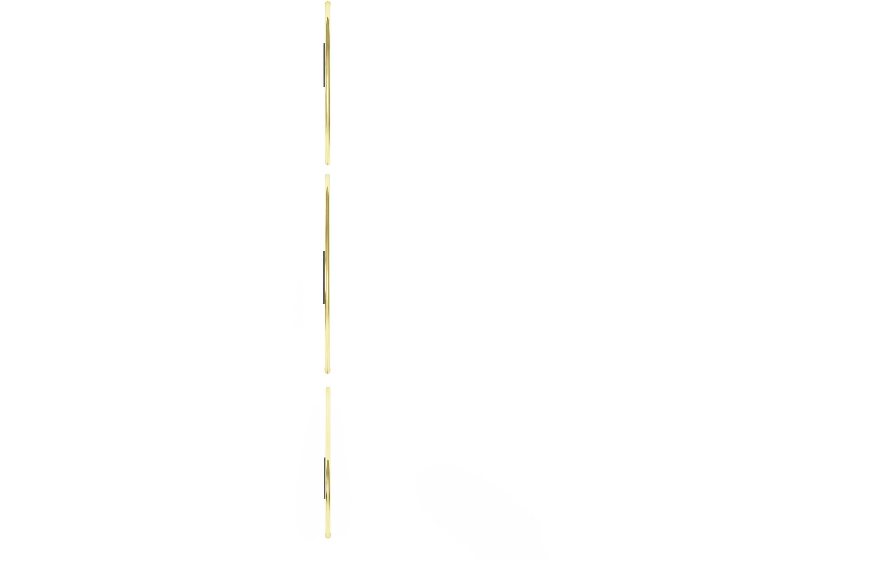 Spiegel Hubba Pebble 3er Set, GoldModernes Wandspiegel-Set