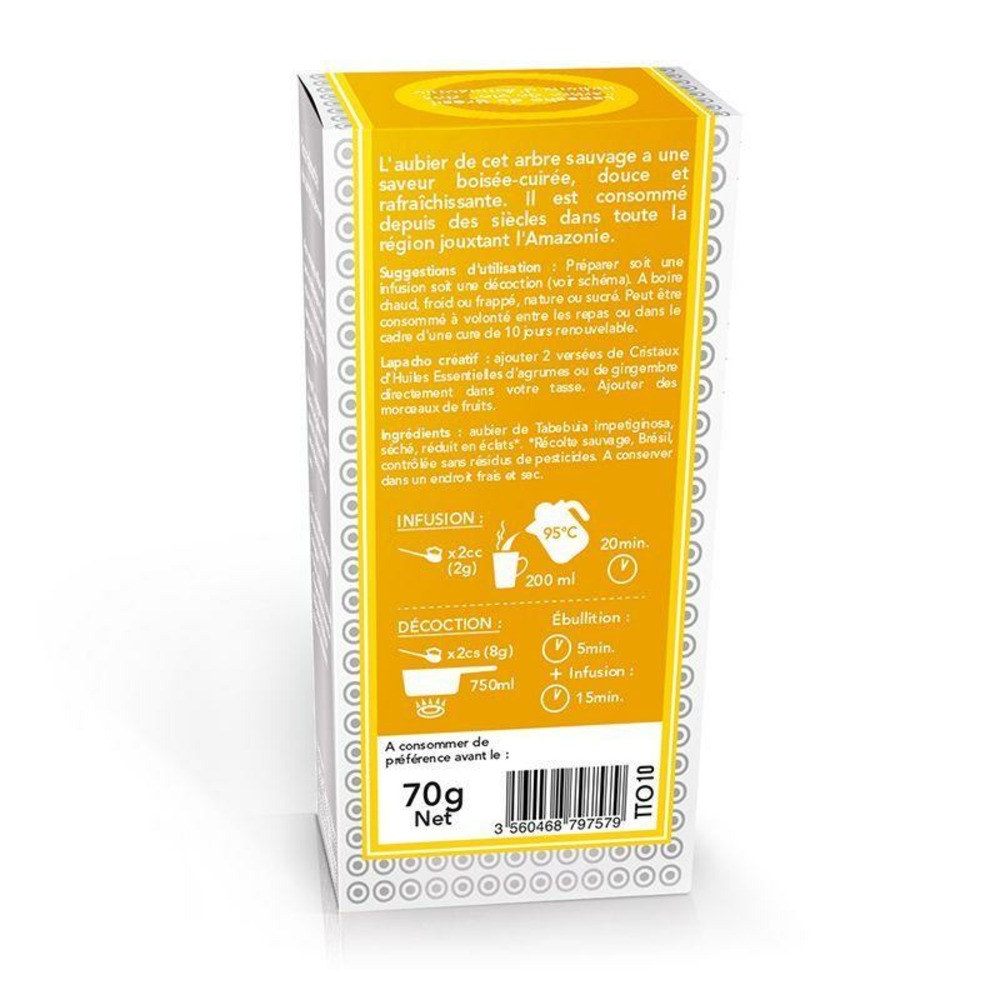 Thé d'origine en vrac - lapacho du brésil 70 g