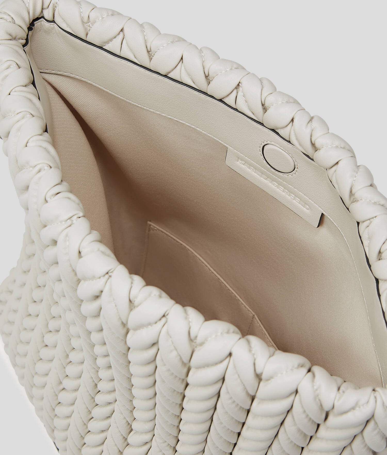 GRAND SAC PORTÉ ÉPAULE K/WEAVE - Ciment