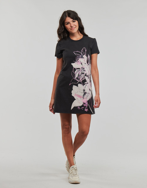 Desigual - CAMIFLO - Noir / Rose