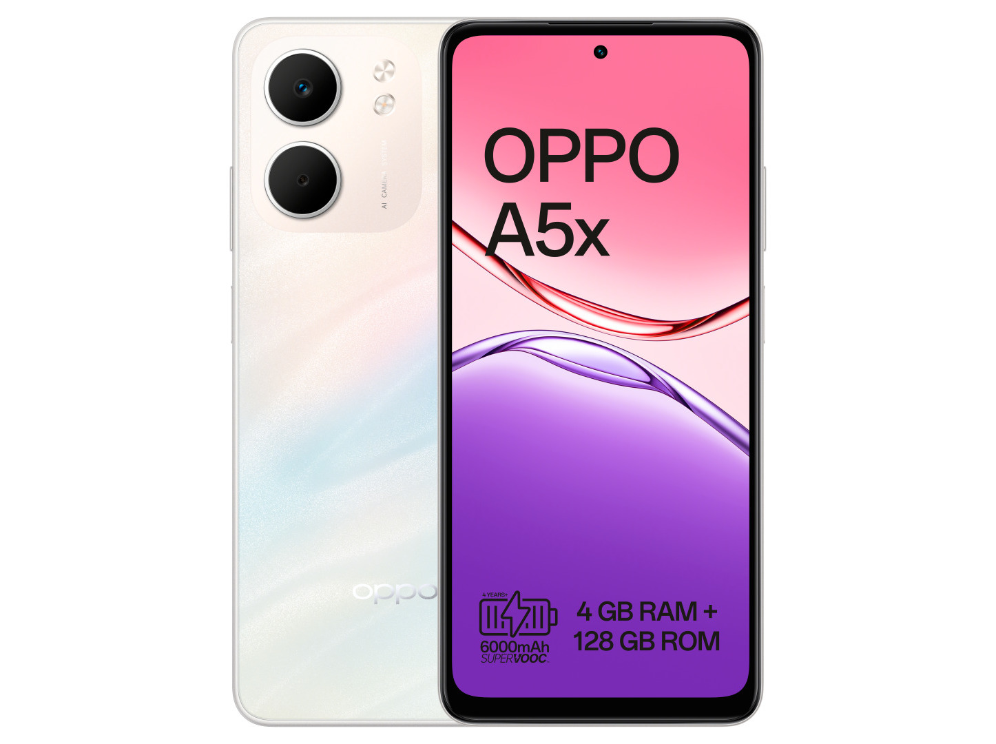 SMARTPHONE OPPO A5 X BRANCO GLACIAR 4GB 128GB