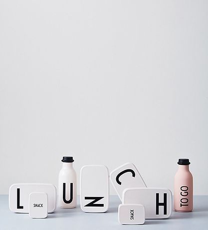 Design Letters Trinkflasche - 500 ml - Pink m. TO GO