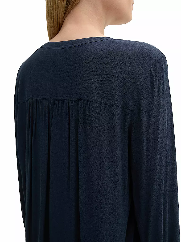 TOM TAILOR Blusenshirt dunkelblau