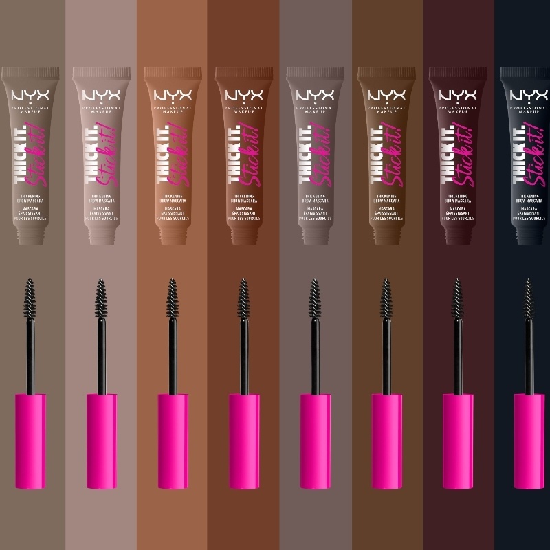 NYX Prof. Makeup Thick It. Stick It! Brow Mascara 7 ml -Taupe