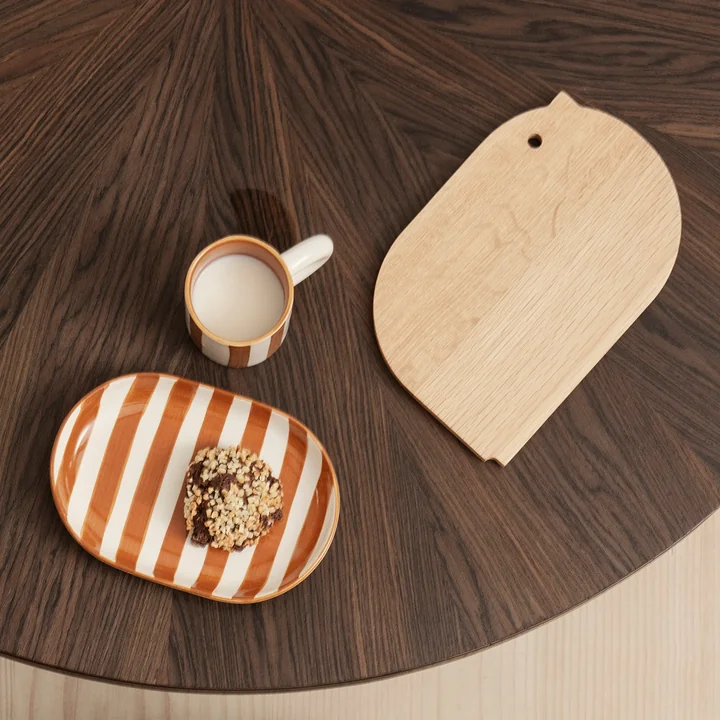 Ferm Living - AniBoard Frühstücksbrett, Fisch, Eiche natur