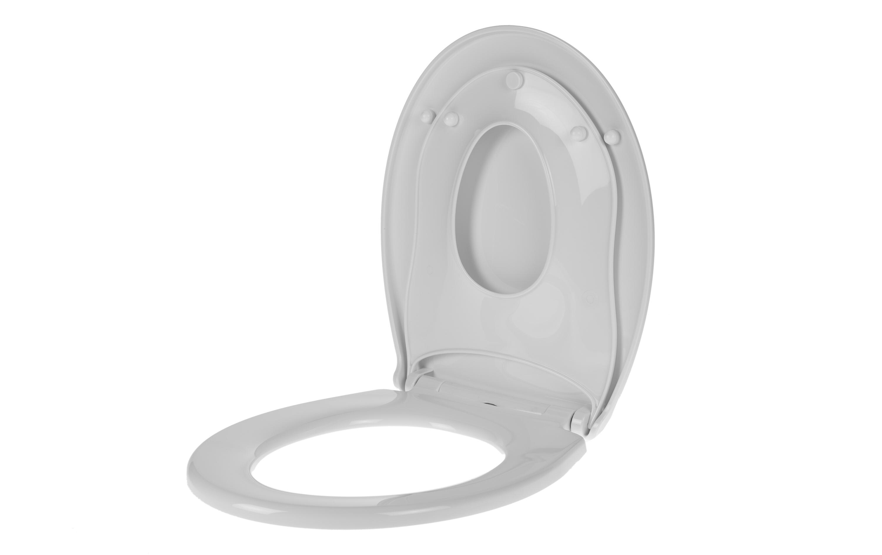 Toilettensitz Tino Family mit Kindersitzeinlage, WeissWC-Sitz für die Familie