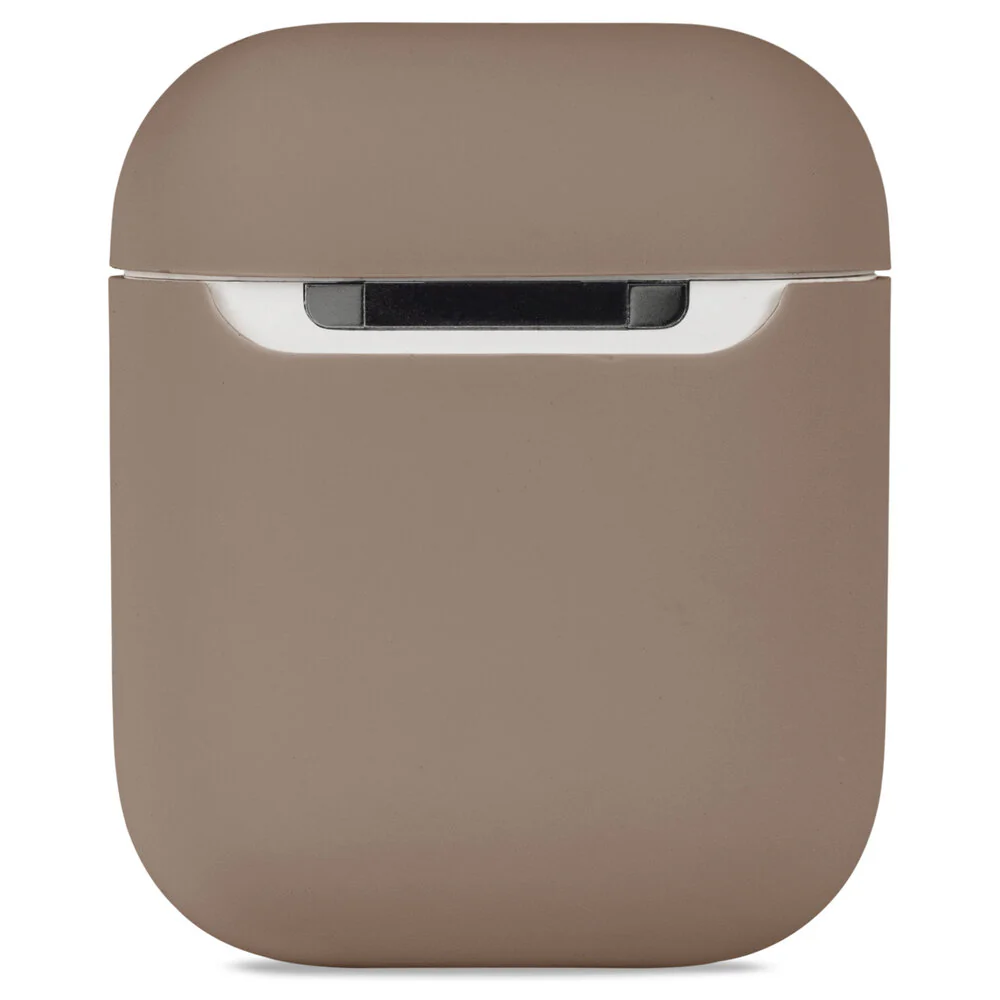 Holdit  Silicone cover Silicone AirPods 1/2 cover - Mocha Brown