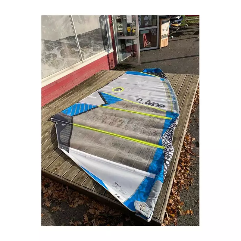 Occasion Gréement Windsurf North Sail E-Type 7.8 + Mât Tribord + Wish Gunsails