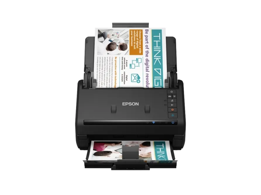 Epson WorkForce ES-500W II - Dokumentscanner - Contact Image Sensor (CIS) - Duplex - 215.9 x 6069 mm - 600 dpi x 600 dpi - op til 35 ppm (mono) / op til 35 ppm (farve) - ADF (100 ark) - op til 4000 scanninger pr. dag - USB 3.0, Wi-Fi(n)