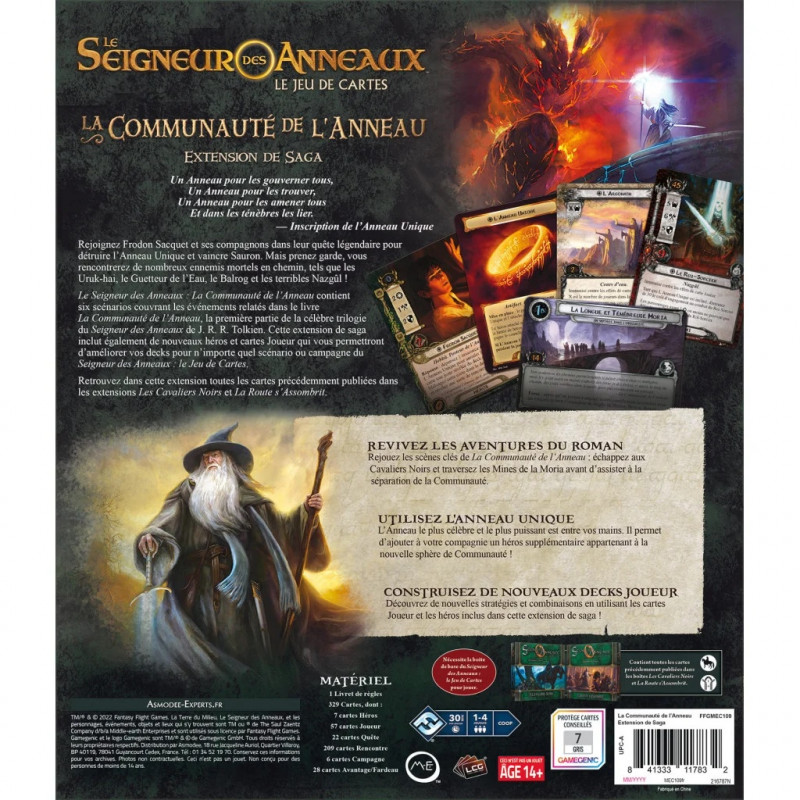 Le Seigneur des Anneaux JCE - Saga : La Communauté de l'Anneau