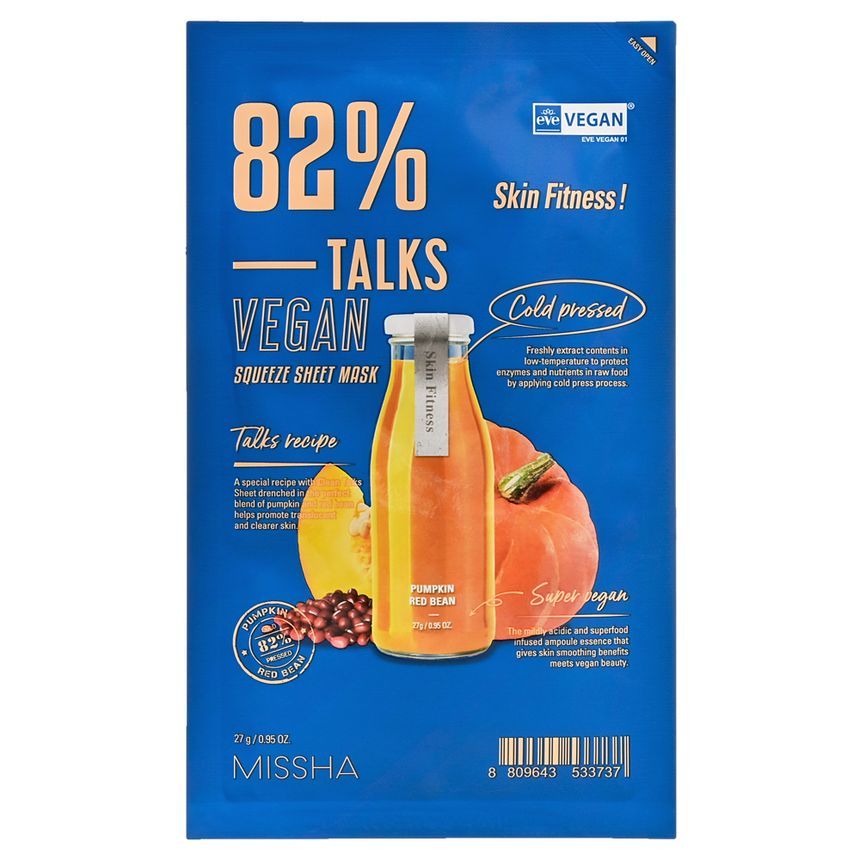 MISSHA - Talks Vegan Squeeze Sheet Mask - 7 soorten