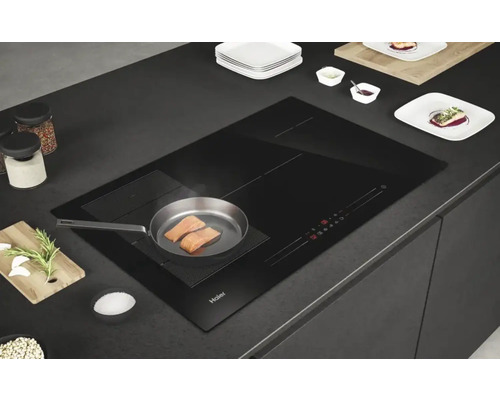 Frameloze inductiekookplaat HAIER 800 x 520 mm 6 inductiekookzones HAMTSJ86MC/1