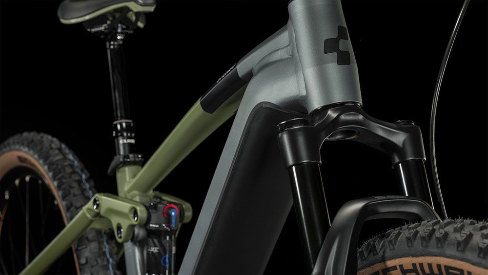Cube Stereo Hybrid 120 TM 750 flashgrey´n´olive kaufen | Bike-Discount