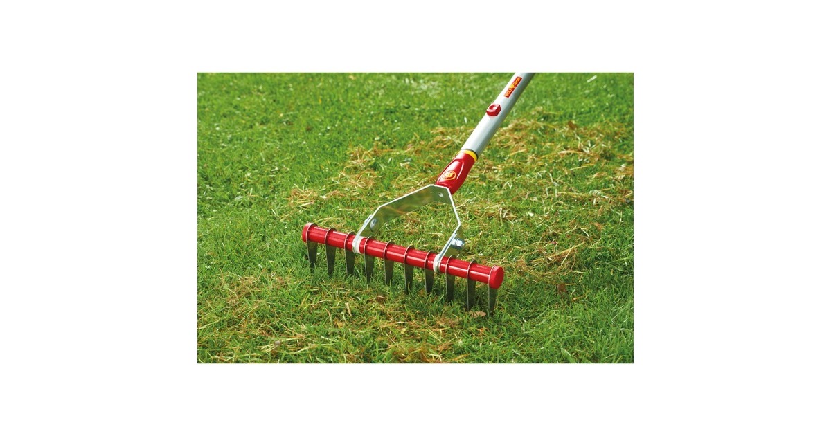 WOLF-Gartenmulti-star UG-M 3 Verticuteerkam verticuteerder  (Rood/geel)