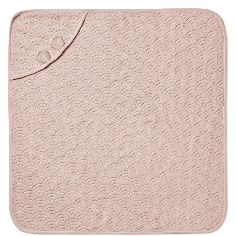 Cam Cam® COPENHAGEN Kapuzenbadetuch mit Öhrchen Baby rosa