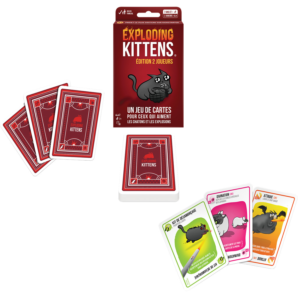 Exploding Kittens : édition 2 joueurs