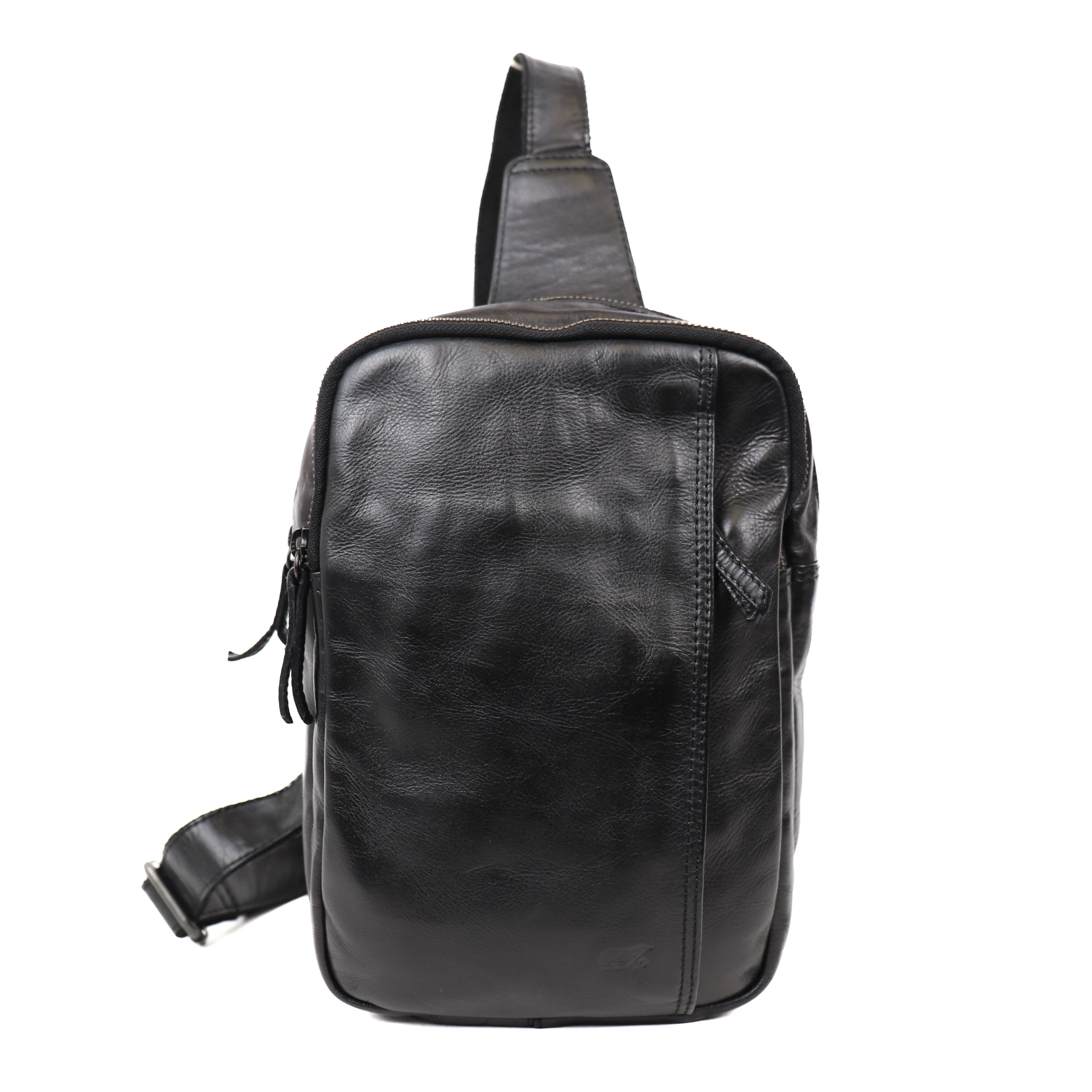 Crossbody tas 'Stefan' zwart Zwart