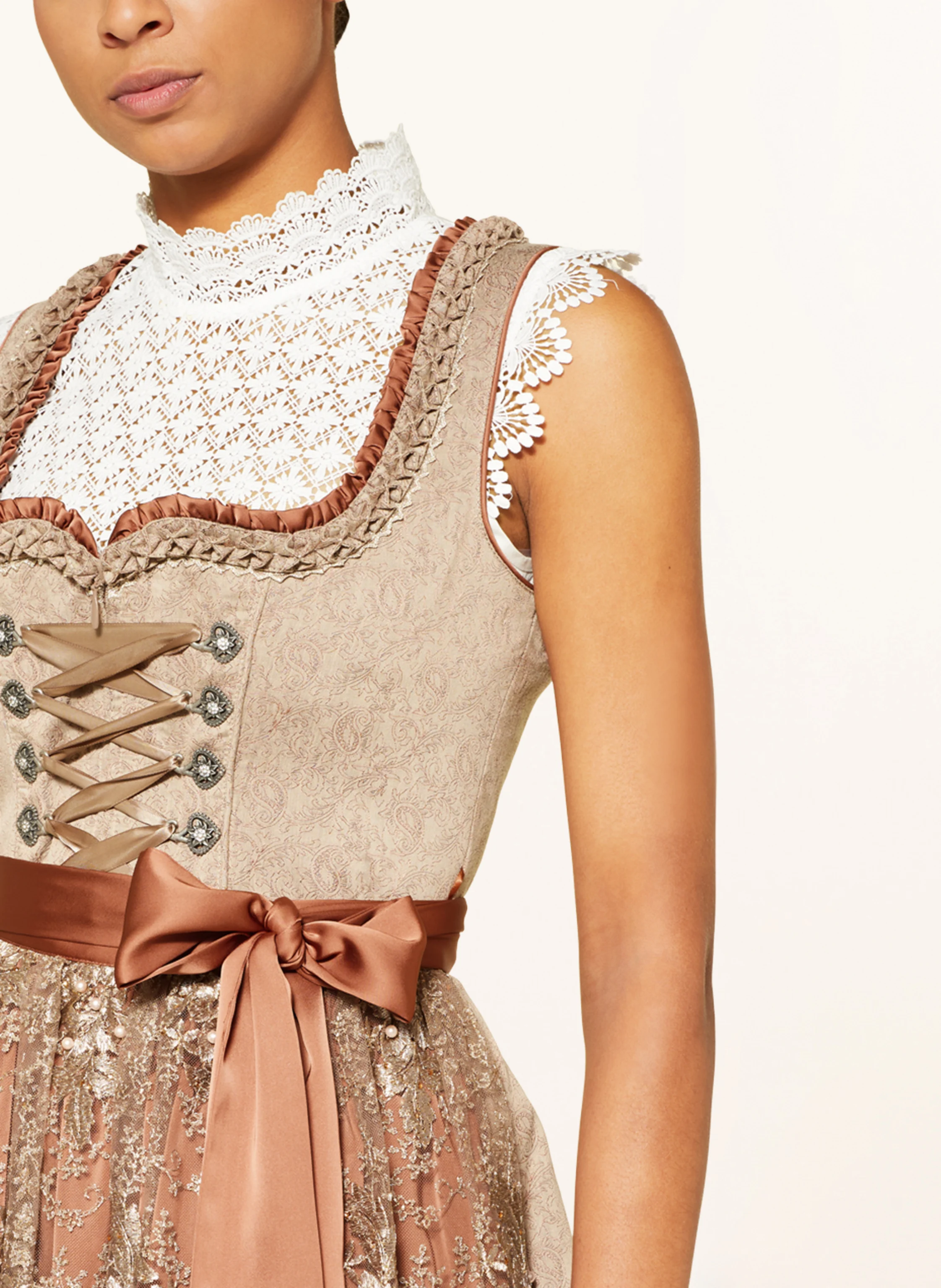 KRÜGER Dirndl MARIKE mit Perlen
