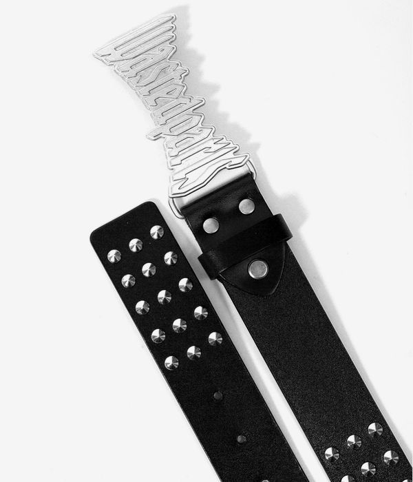 Wasted Paris United Leather Gürtel (black silver)