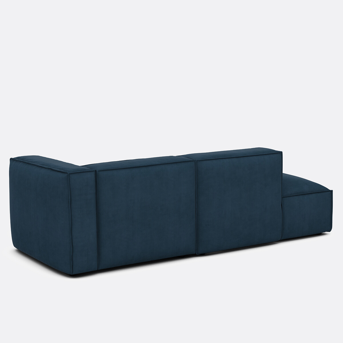 LA REDOUTE INTERIEURS<br>Sofá retangular de veludo cotelê Seven