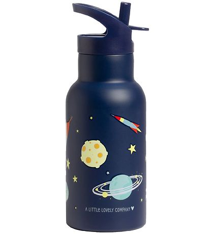 A Little Lovely Company Trinkflasche - 350 ml - Edelstahl Steel