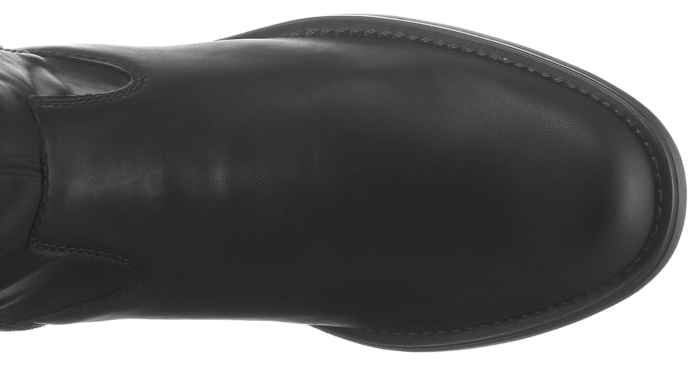 Rieker Stiefel  , Langschaftstiefel, Blockabsatz, Stretch, mit Schnallenverzierung