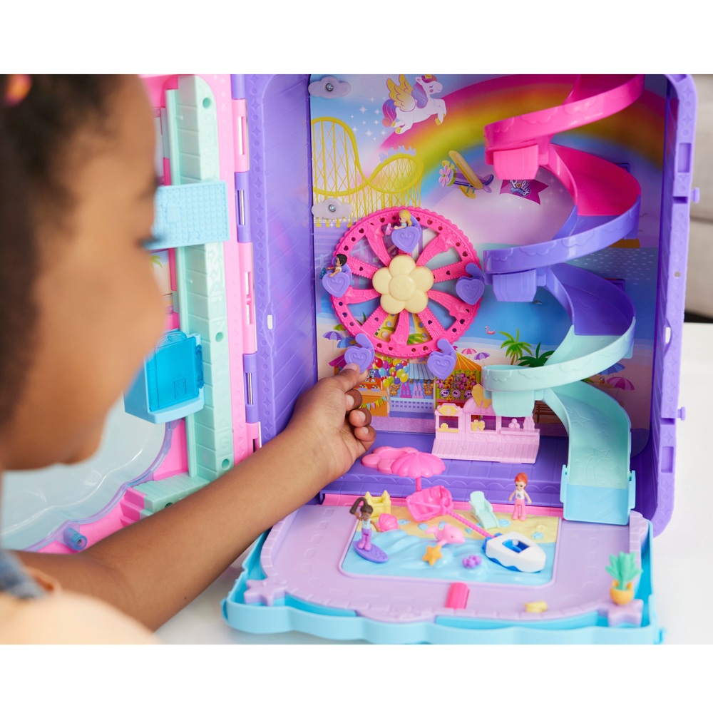 Polly Pocket Pollyville Resort Rollkoffer-Spielset