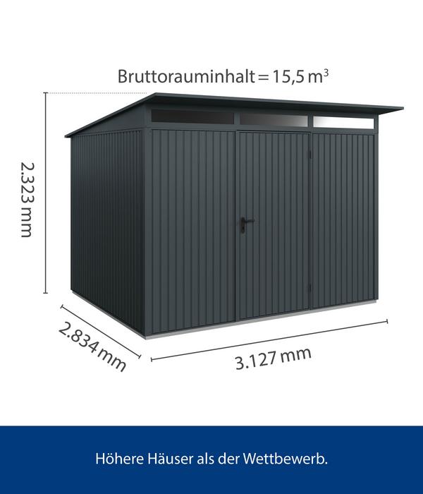 Hörmann Berry-Gerätehaus Classic-P Typ 3,