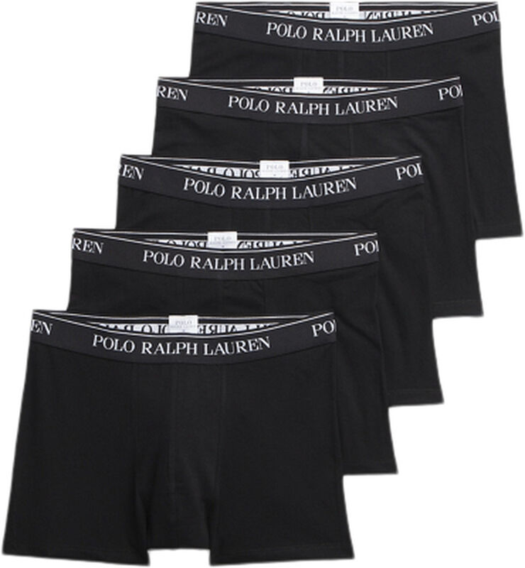 Polo Ralph Lauren Classic Stretch Cotton Trunk 5-Pack 5pk black