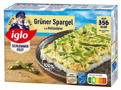 iglo MSC Schlemmer-Filet Grüner Spargel à la Hollandaise