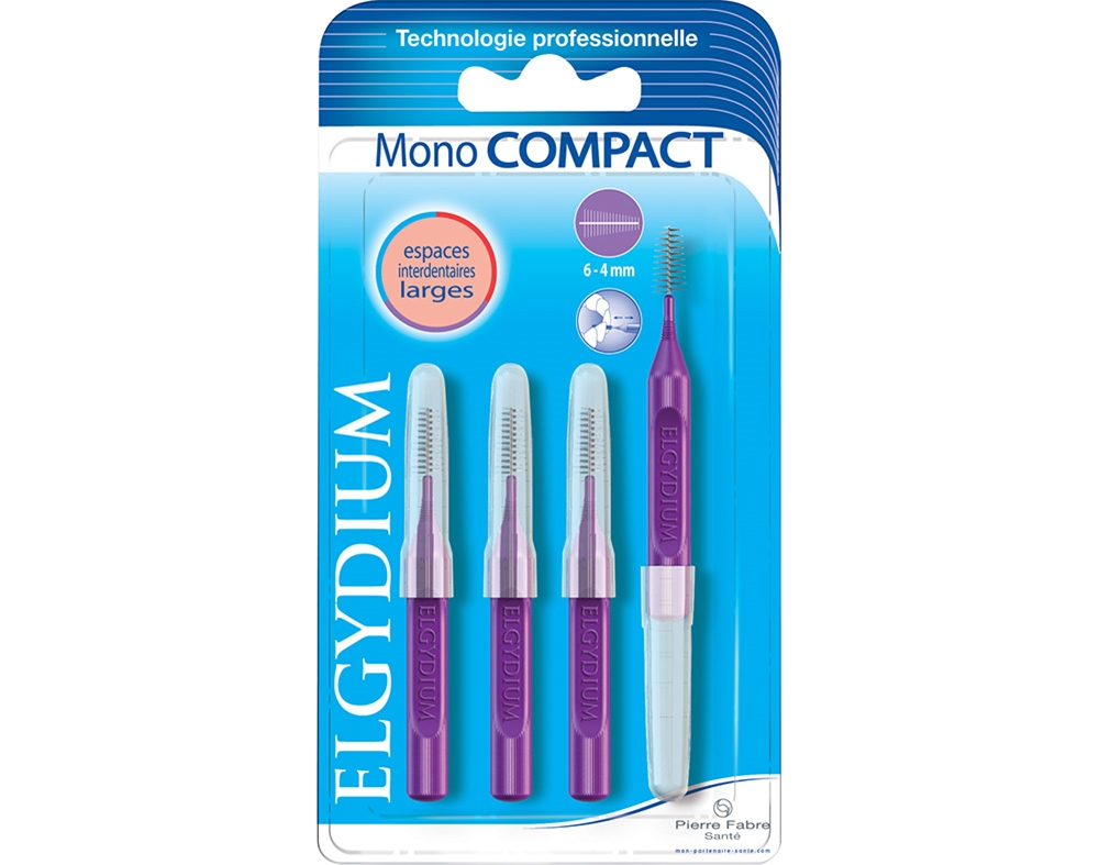 ESCOVILHÕES ELGYDIUM MONO COMPACT ROXO 4UN
