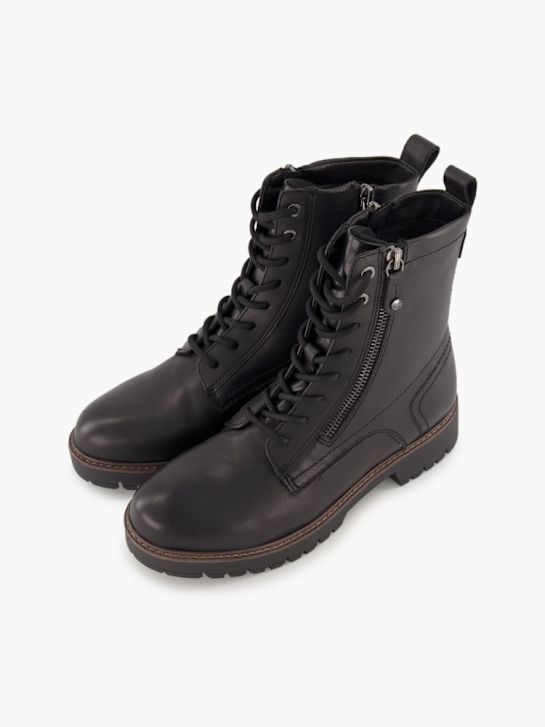 Tamaris Schnür-Stiefelette Schwarz