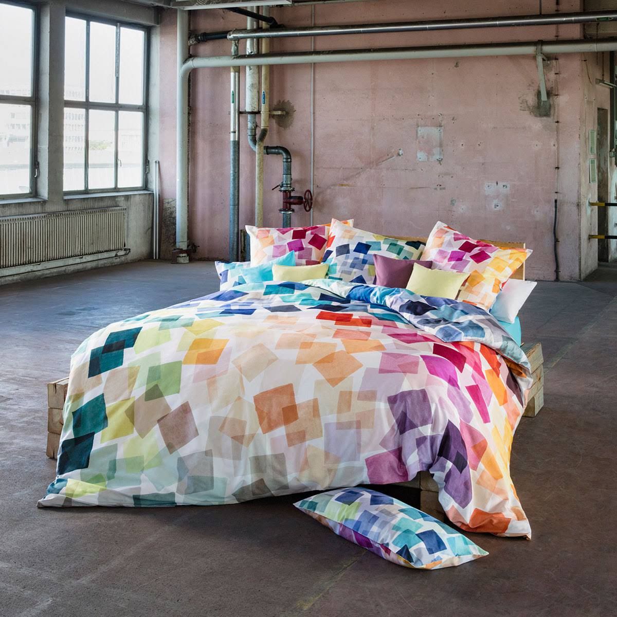 Estella Bettwäsche Mako-Satin Bettwäsche Puzzle multicolor