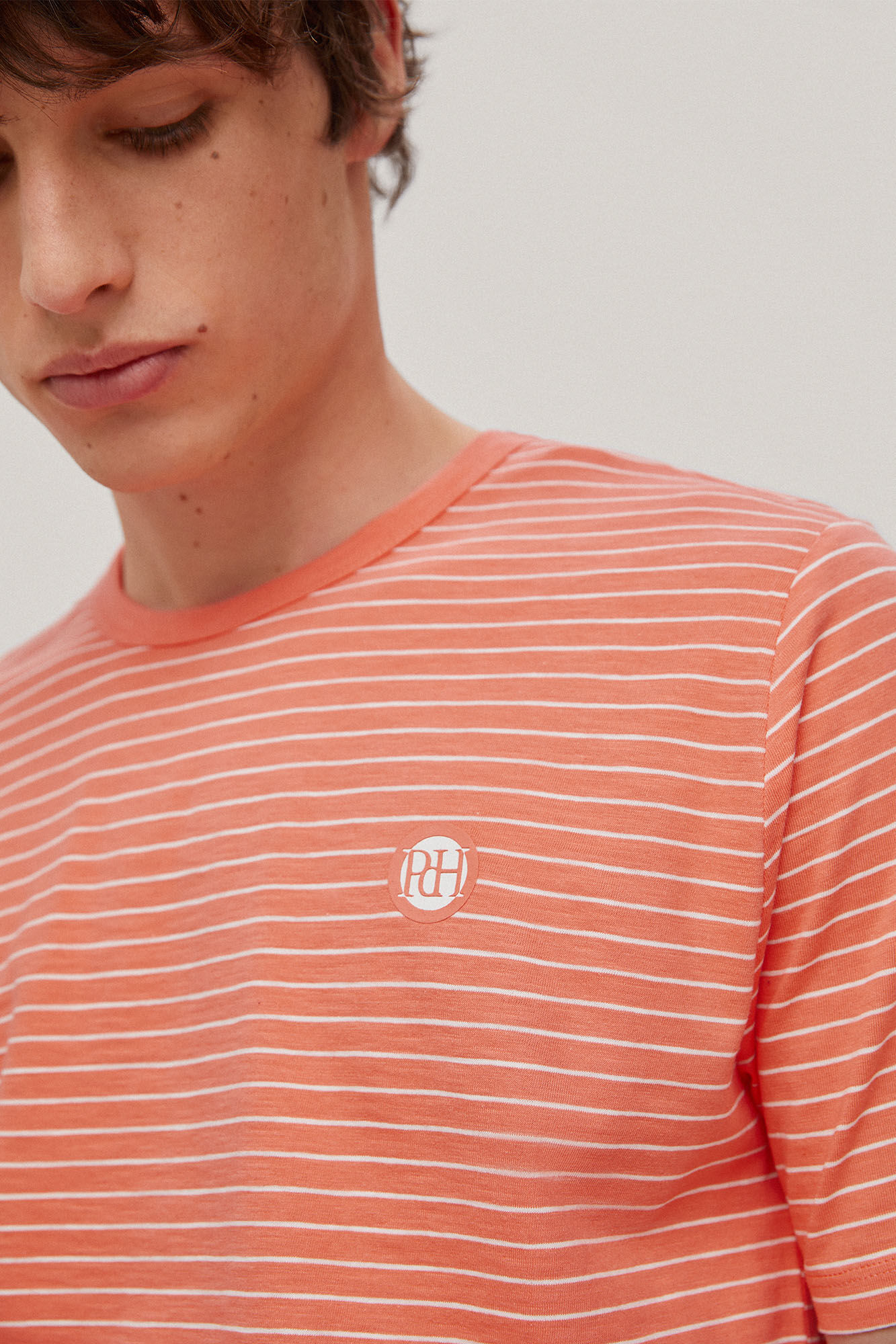 Camiseta listrada - Vermelha