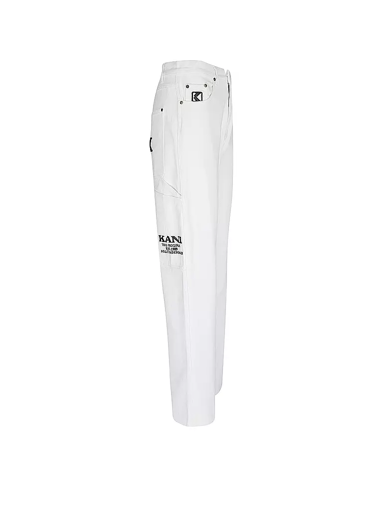 KARL KANI Jeans Boyfriend Fit  weiss