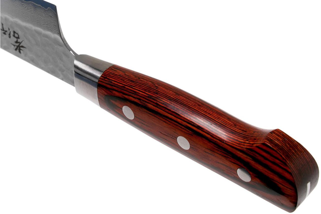 Sakai Takayuki 33-Layer Damascus koksmes 18 cm, mahoniehout