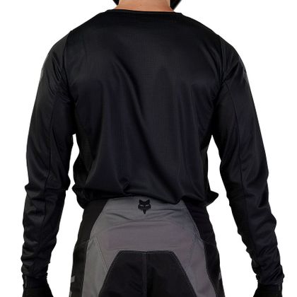 Maillot cross Fox 180 - BLACKOUT 2025 - Noir