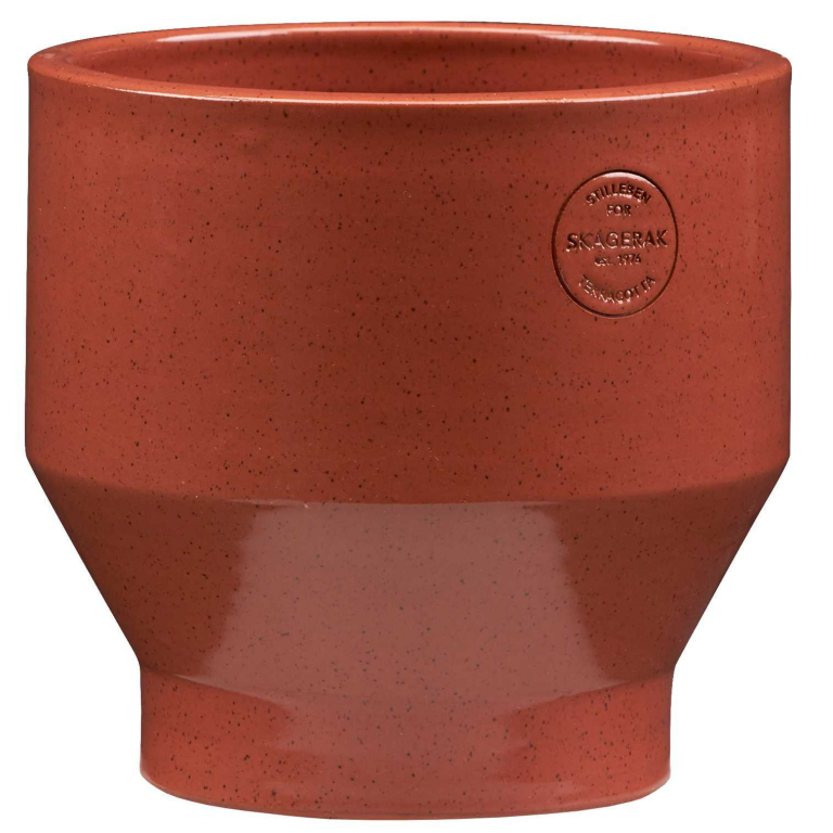 Fritz Hansen Edge Indoor bloempot large Ø18 Burned Red