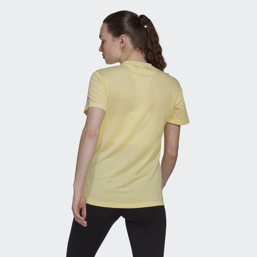adidas T-shirt Running Own The Run COOLER - Jaune/Blanc Femme