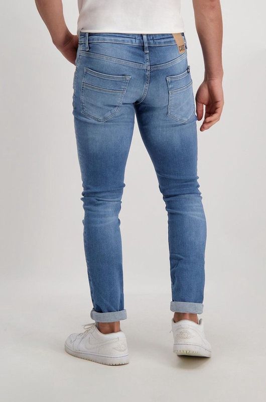 Bates - Slim Fit - Jeans - Blauw - Power Stretch