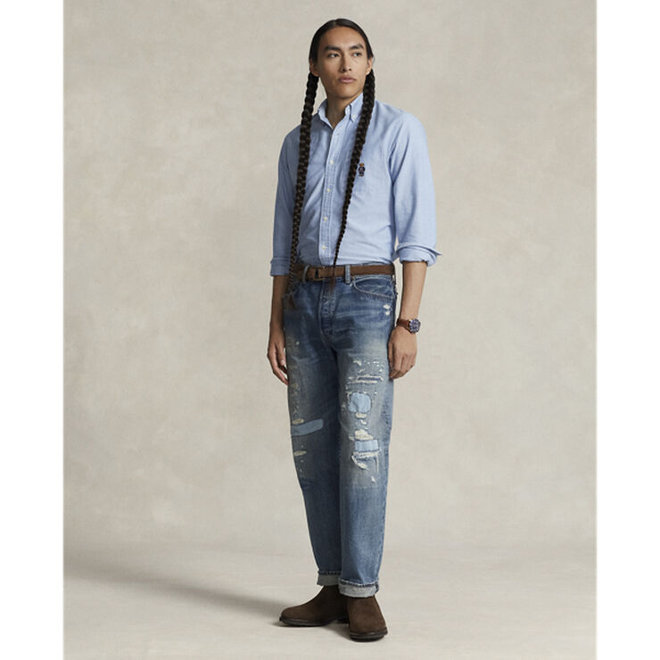 Polo Ralph Lauren CLASSIC OXFORD-CUBDBRPKS 6220 bsr blue