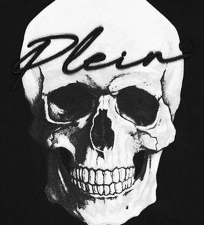 Philipp Plein H?ttetr?je - Stones Skull - Sort m. Hvid