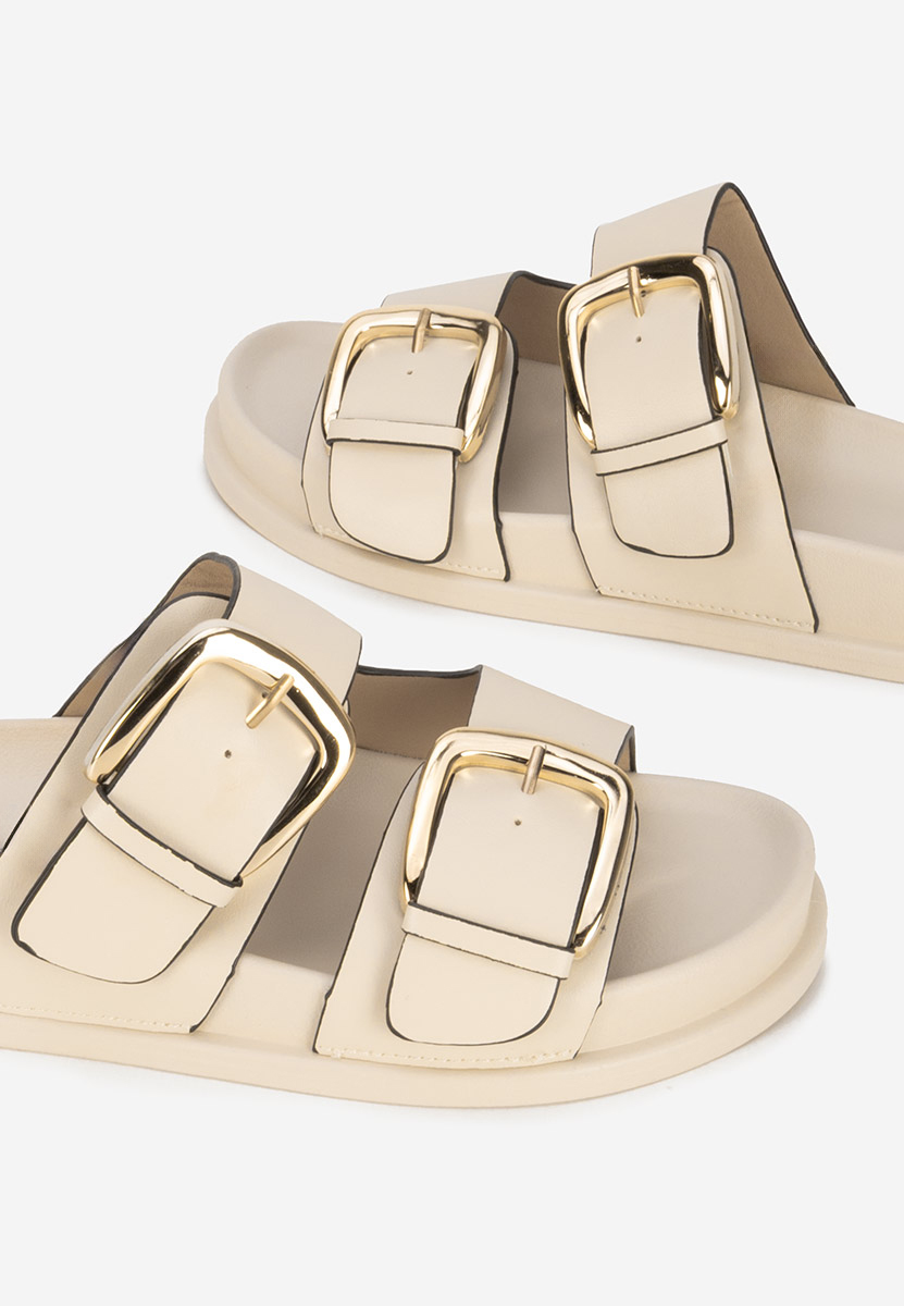 Mules femme beige Teodia