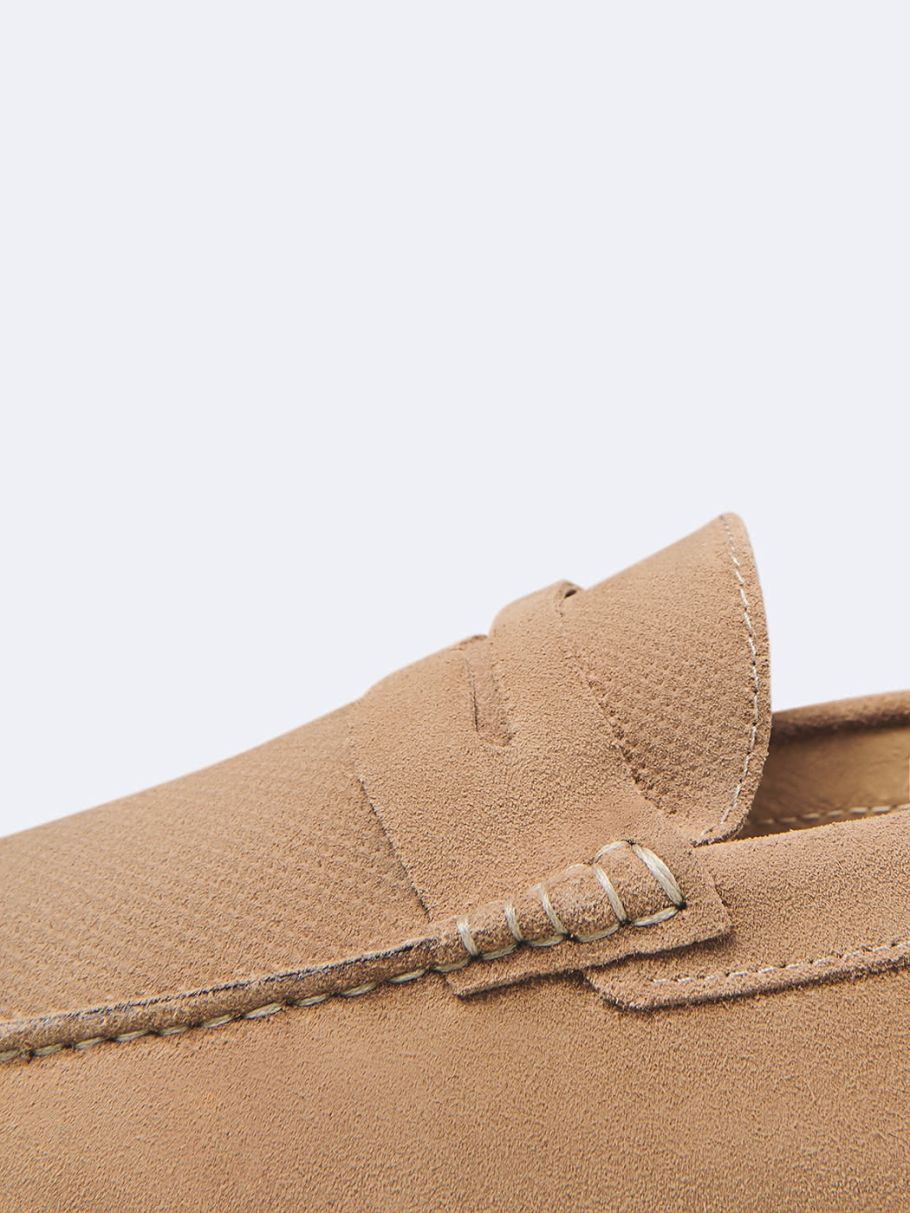 Mocassins en cuir