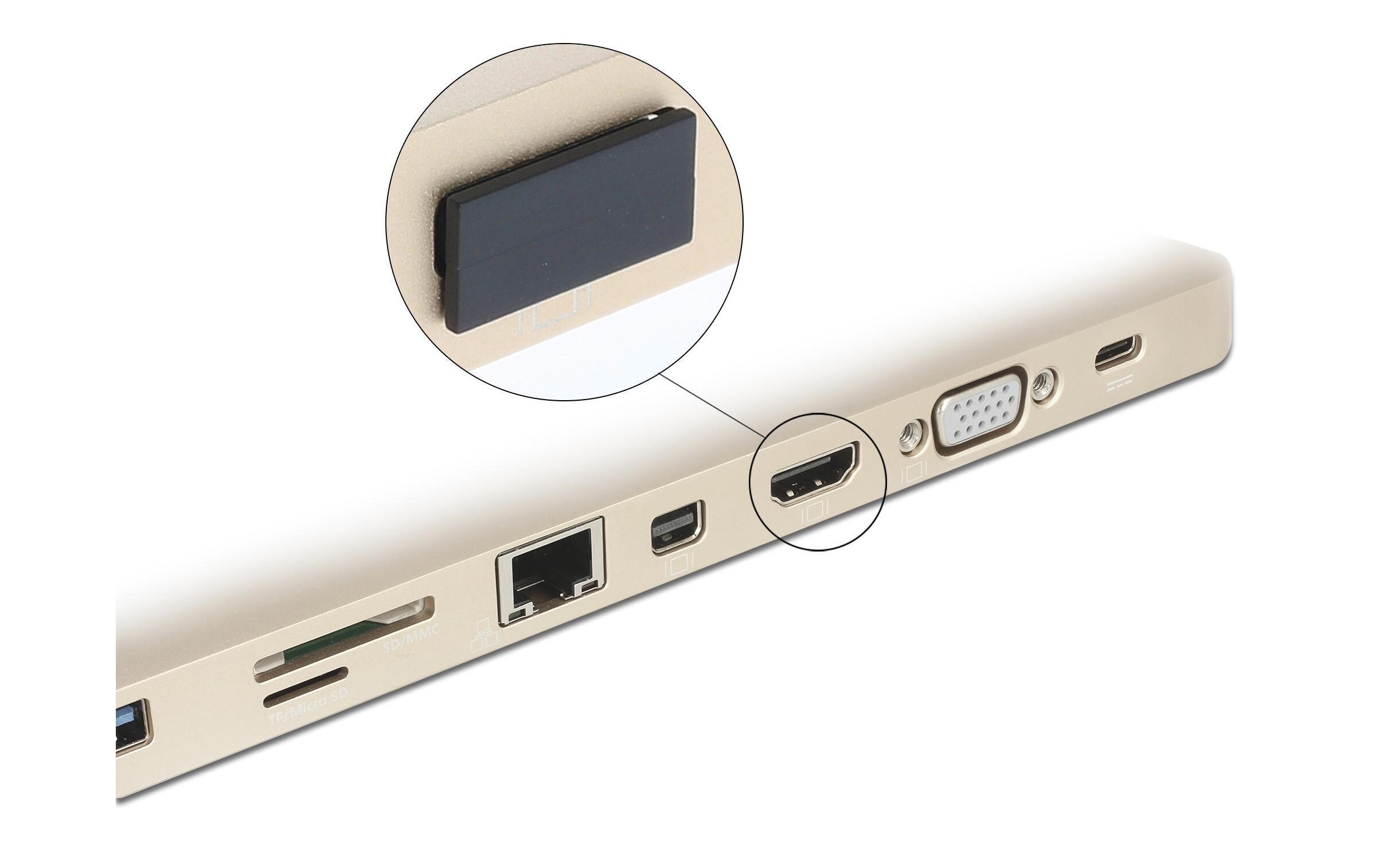 Staubschutz HDMI-A f ohne Griff 10 Stk. SchwarzStaubschutz für USB-Buchse