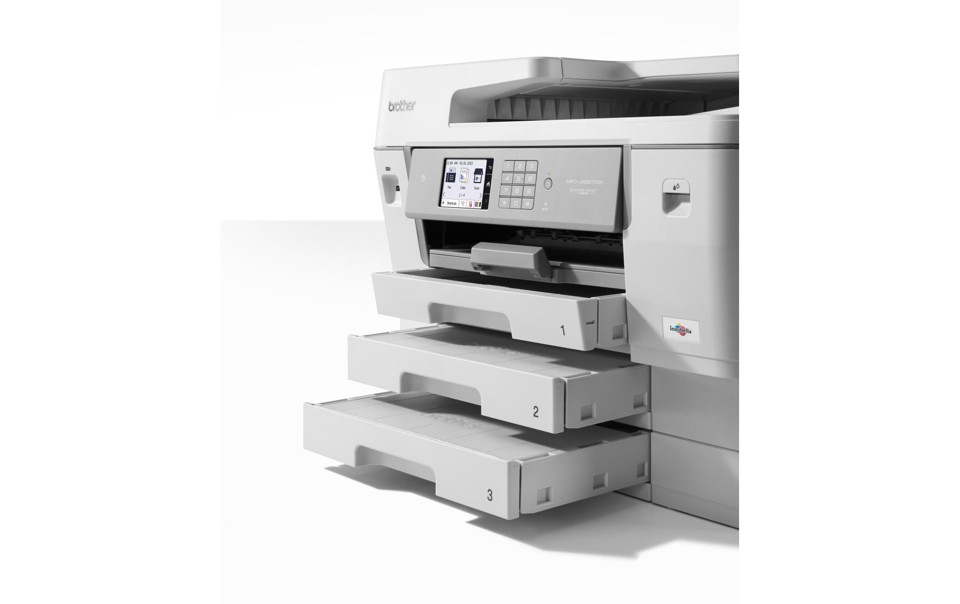Multifunktionsdrucker MFCJ6957DW<br>Professioneller A3-Wireless-FarbTintenstrahl-All-in-One mit erstklassigen Papierverarbeitungsfunktionen